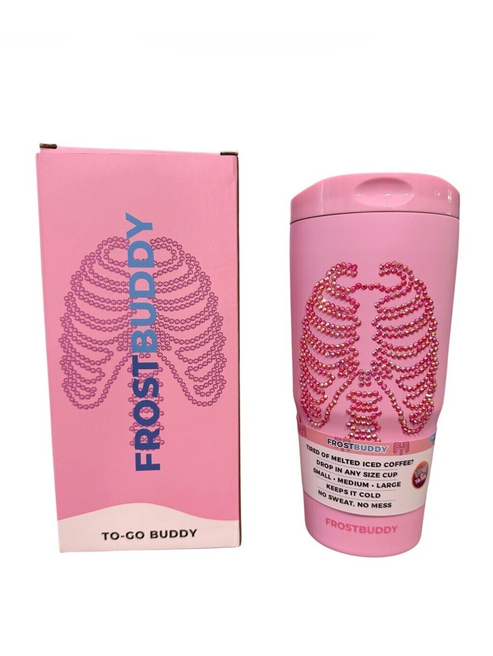 Frost Buddy To-Go Buddy - Pink Skeleton (348)